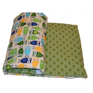 Tivoli Couture Hooty Hoot Lime Stroller Liner