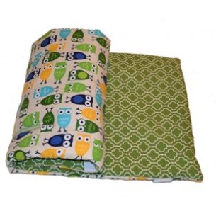 Tivoli Couture Hooty Hoot Lime Stroller Liner Tivoli Couture Hooty Hoot Lime Stroller Liner