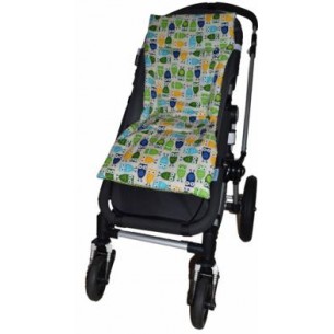 Tivoli Couture Hooty Hoot Lime Stroller Liner Tivoli Couture Hooty Hoot Lime Stroller Liner