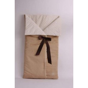 Beige Bow Stroller Bunting Footmuff Beige Bow Stroller Bunting Footmuff