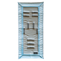 Booyah Baby Blue Metallic Dot Stroller Liner Booyah Baby Blue Metallic Dot Stroller Liner