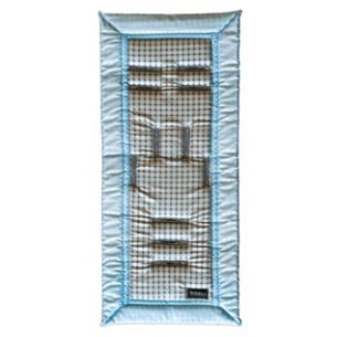 Booyah Baby Blue Metallic Dot Stroller Liner Booyah Baby Blue Metallic Dot Stroller Liner