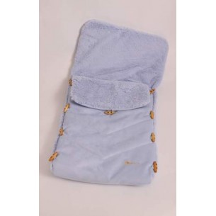 Blue Toggle Stroller Bunting Footmuff