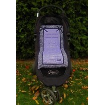 Booyah Baby Lavender Lace Stroller Liner Booyah Baby Lavender Lace Stroller Liner