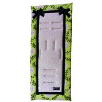 Booyah Baby Green & Pink Blossom Lane Stroller Liner Booyah Baby Green & Pink Blossom Lane Stroller Liner