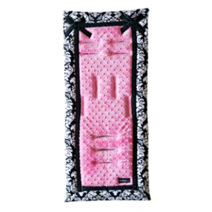 Booyah Baby Pink Divine Damask Stroller Liner Booyah Baby Pink Divine Damask Stroller Liner