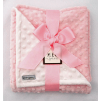 Pink & White Minky Blanket
