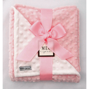 Pink & White Minky Blanket Pink & White Minky Blanket