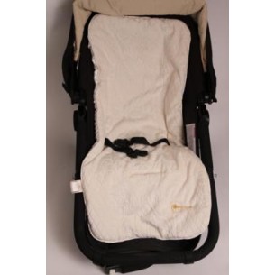Pointelle Baby Ivory Plush Stroller Liner Pointelle Baby Ivory Plush Stroller Liner