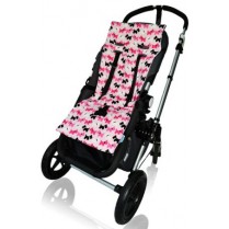 Tivoli Couture Pink Scottie Stroller Liner