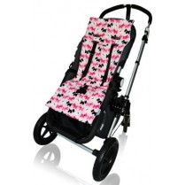 Tivoli Couture Pink Scottie Stroller Liner Tivoli Couture Pink Scottie Stroller Liner