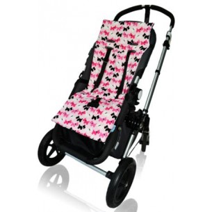 Tivoli Couture Pink Scottie Stroller Liner Tivoli Couture Pink Scottie Stroller Liner