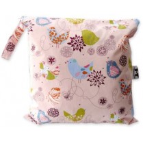 Pink Whimsy Starling Baby Wet Bag Diaper Clutch Pink Whimsy Starling Baby Wet Bag Diaper Clutch